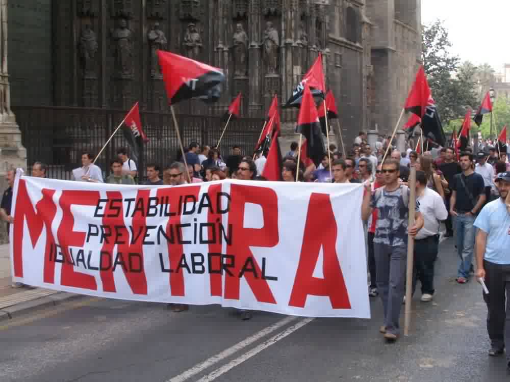 Mani CNT-Sevilla 1º Mayo