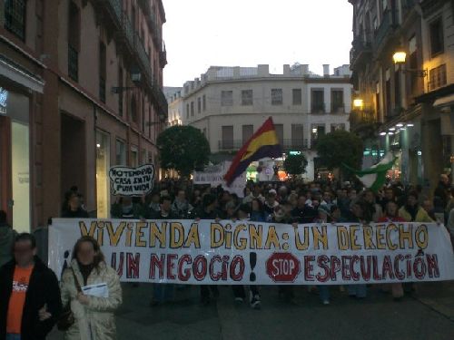 Manifestación en Sevilla