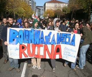 manifestaçom unitária do estudantado