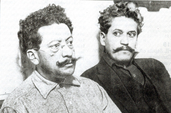Los hermanos Ricardo y Enrique Flores Magón