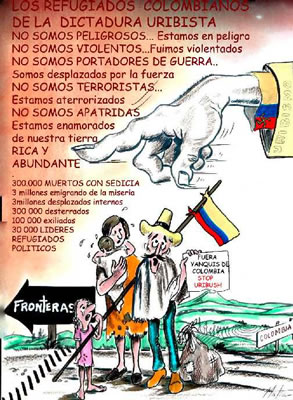 Cartel de refugiados