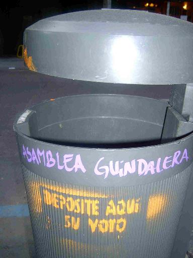 Deposite aquí su voto