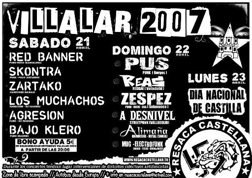 Cartel Villalar 2007