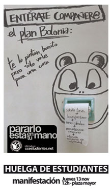 Cartel bolonia valladolid