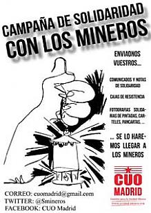 Campaña de solidaridad con los mineros