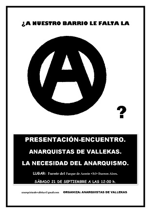 presentacion anarquistas de vallekas